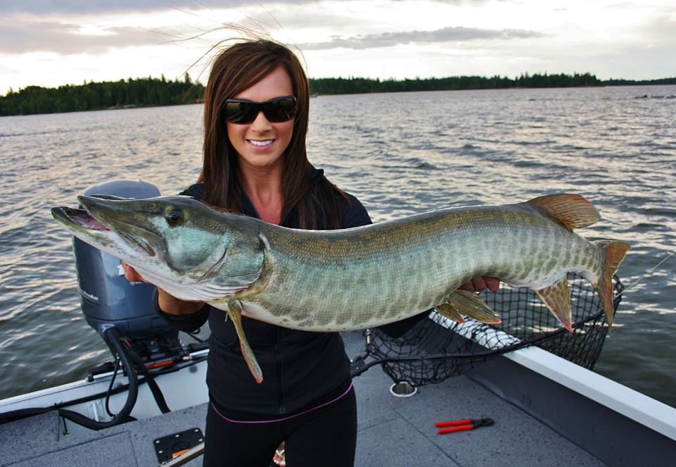 10 Muskie Huntresses Show Us Some BIG Fish They've Battled - Wide Open ...