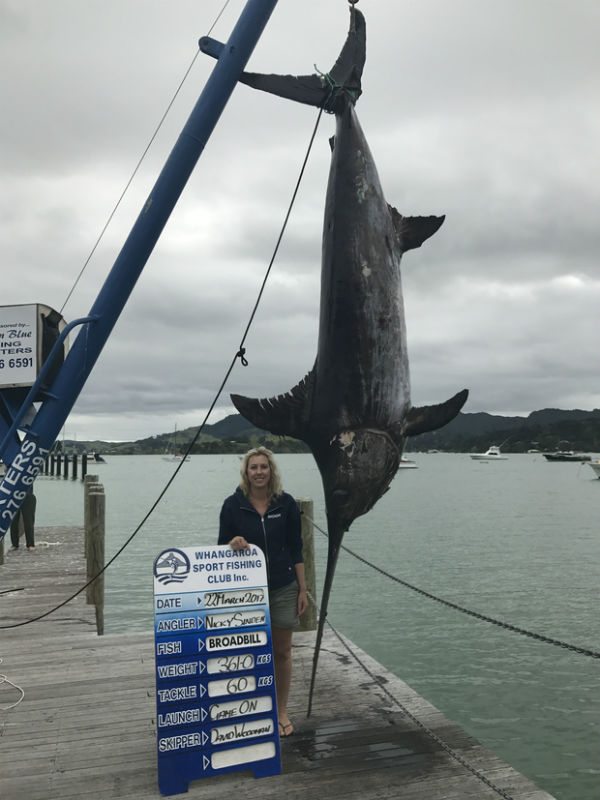 Woman Breaks 65-Year-Old Record With Monster Broadbill Swordfish - Wide ...