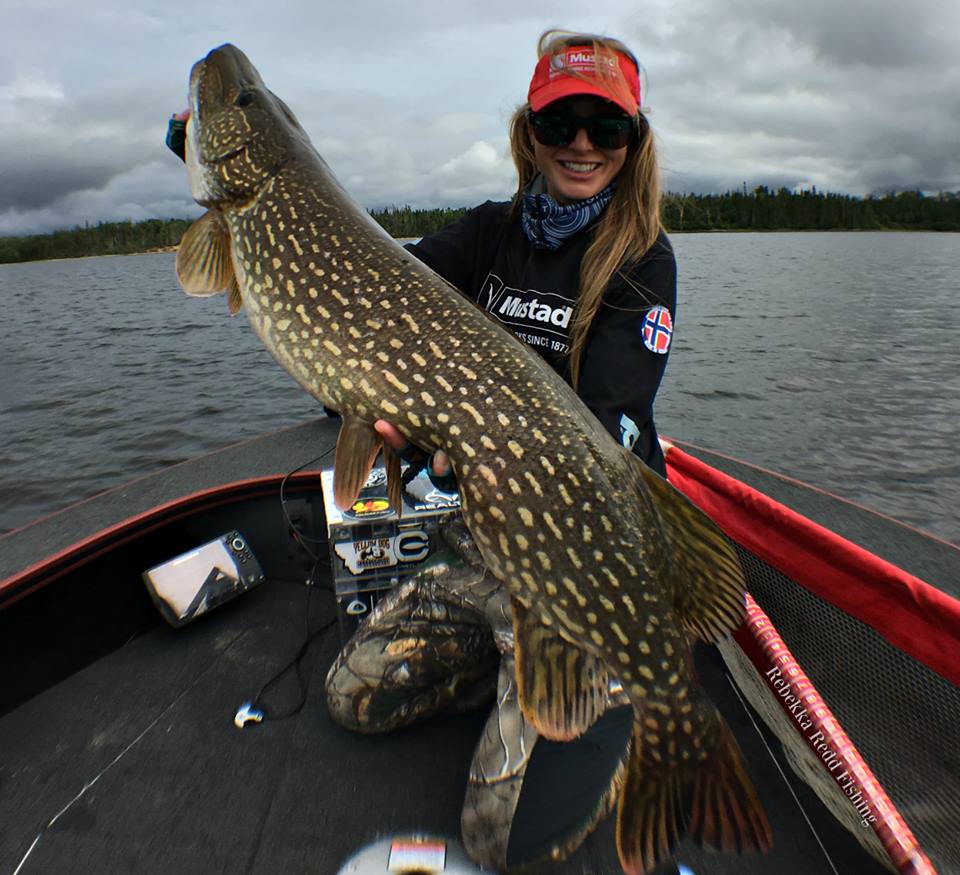 Rebekka Redd: The Fly Gal with a Passion for Monster Pike - Wide