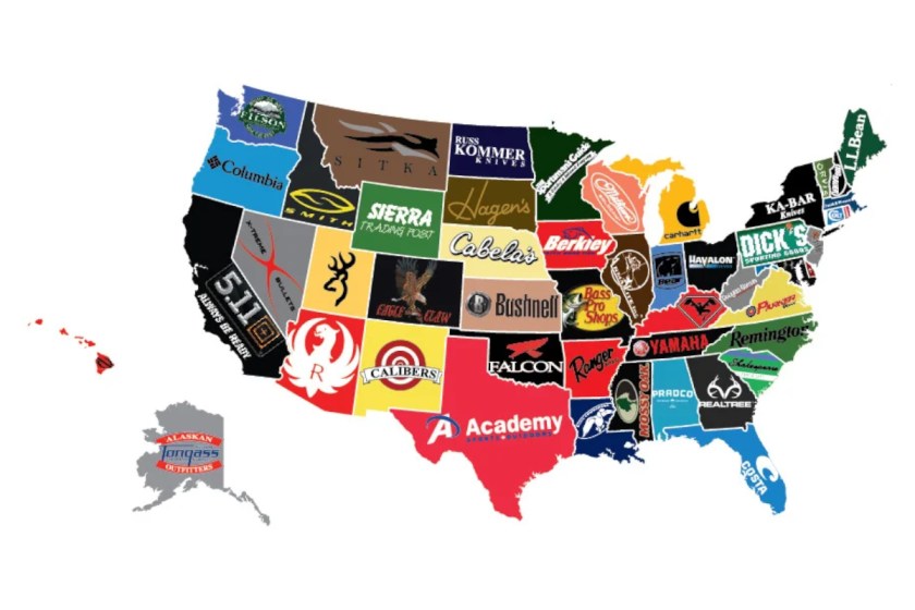 The Biggest Outdoor Brands in Each State Wide Open Spaces