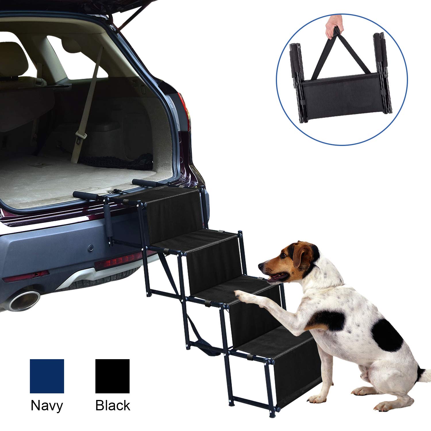 The Best Dog Hitch Steps And Ramps For Your Vehicle In 2019   CharaHome Dog Car Steps 