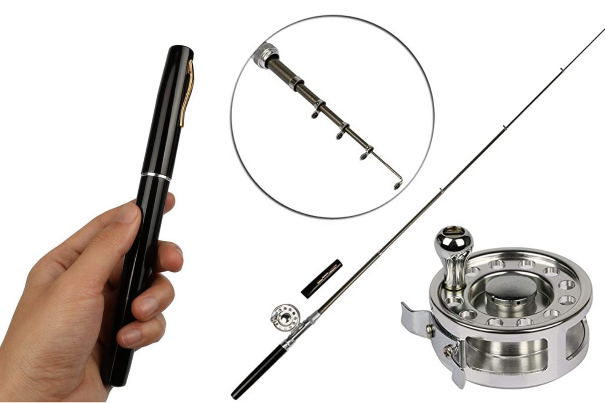 2020 New Telescopic Pocket Pen Fishing Rod Pole Fishing Reel Combos Set Fishing  Accessories