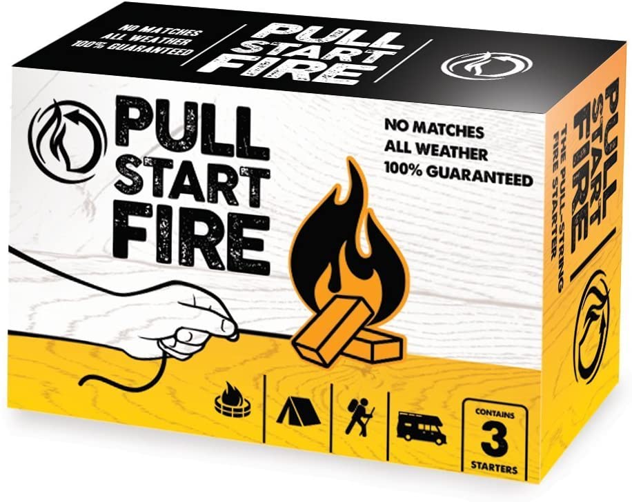 Pull Start Fire This 5 Gadget Starts A Campfire With The Pull Of A   Pull Start Fire Pull String Firestarter 3 Pack  