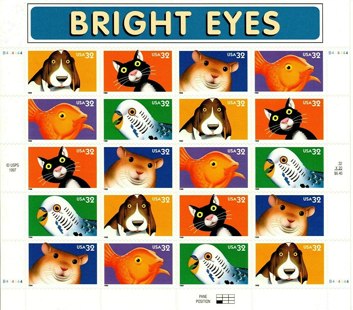 Twenty pets 'star' on Forever postage stamps