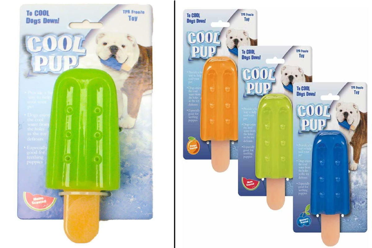 Cool Pup Cooling Toy Popsicle Orange