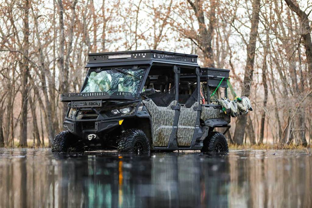 Can-Am Builds a Defender MAX into the Total Waterfowl UTV - Wide Open ...