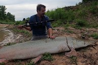 Angler Catches Alligator Gar on Whopper Plopper - Wide Open Spaces