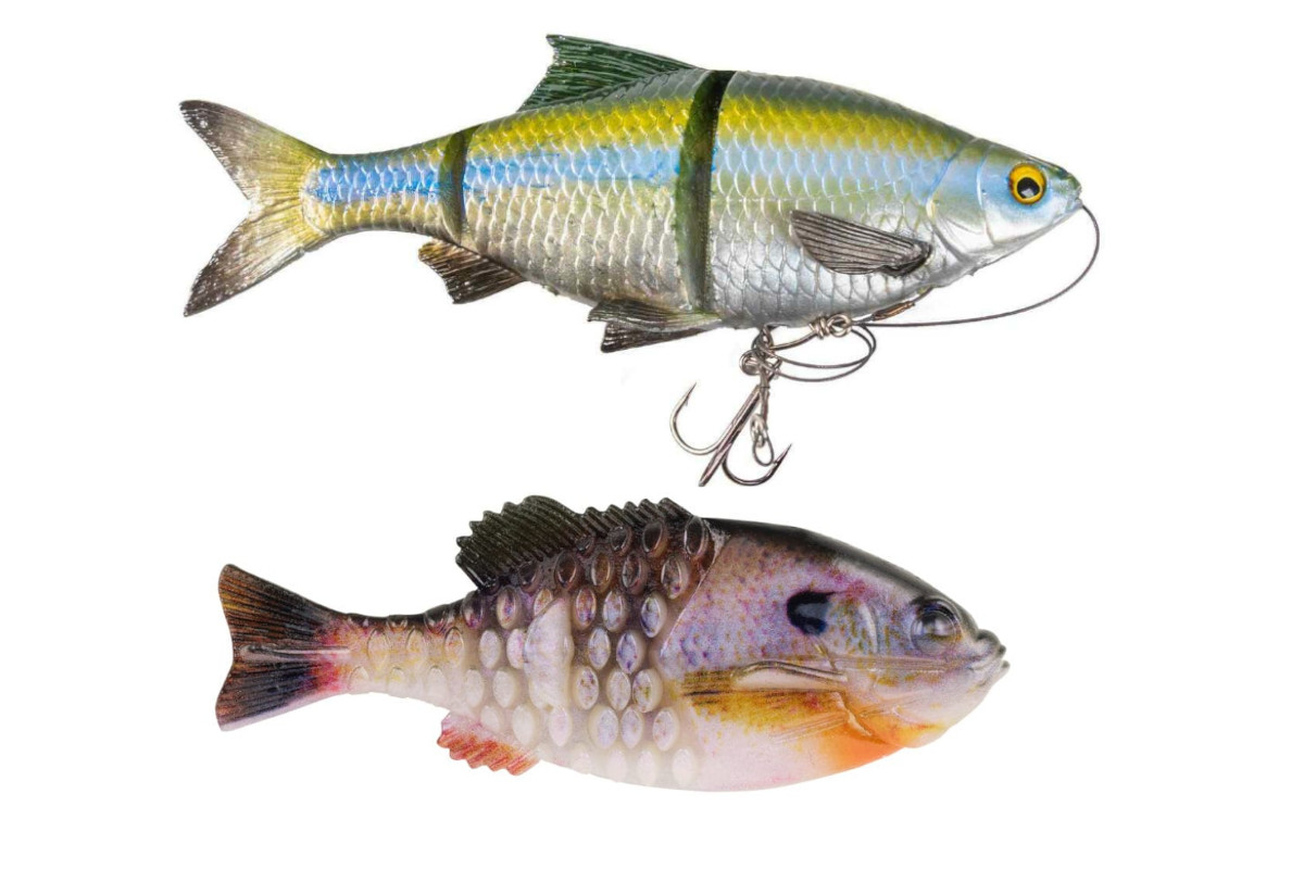 Big Large 6 inch 3 oz Blue Gill Swimbait Fishing Lure Large Mouth Bass  Musky