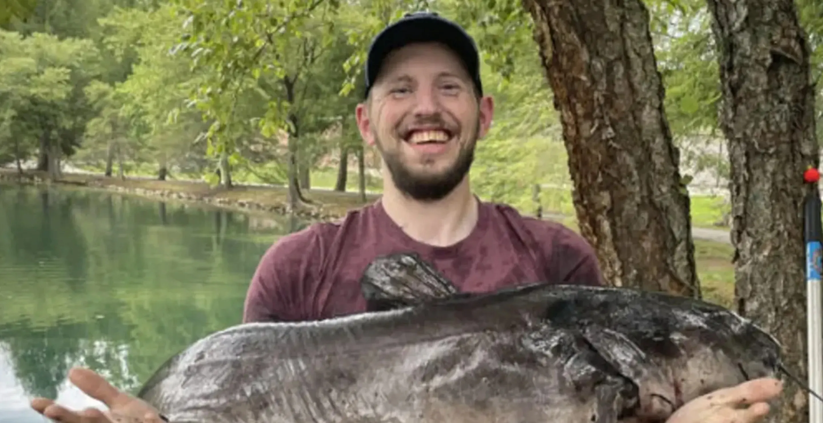 Angler Captures Record Breaking Fish With Daughter's Pink $10 Reel