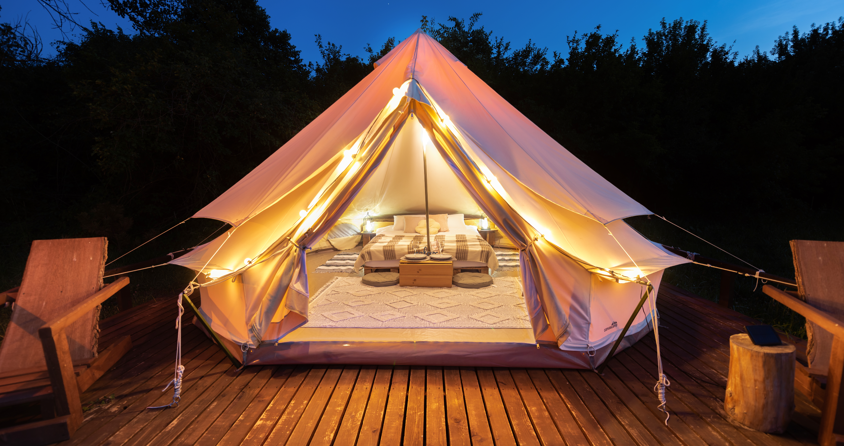 glamping tent