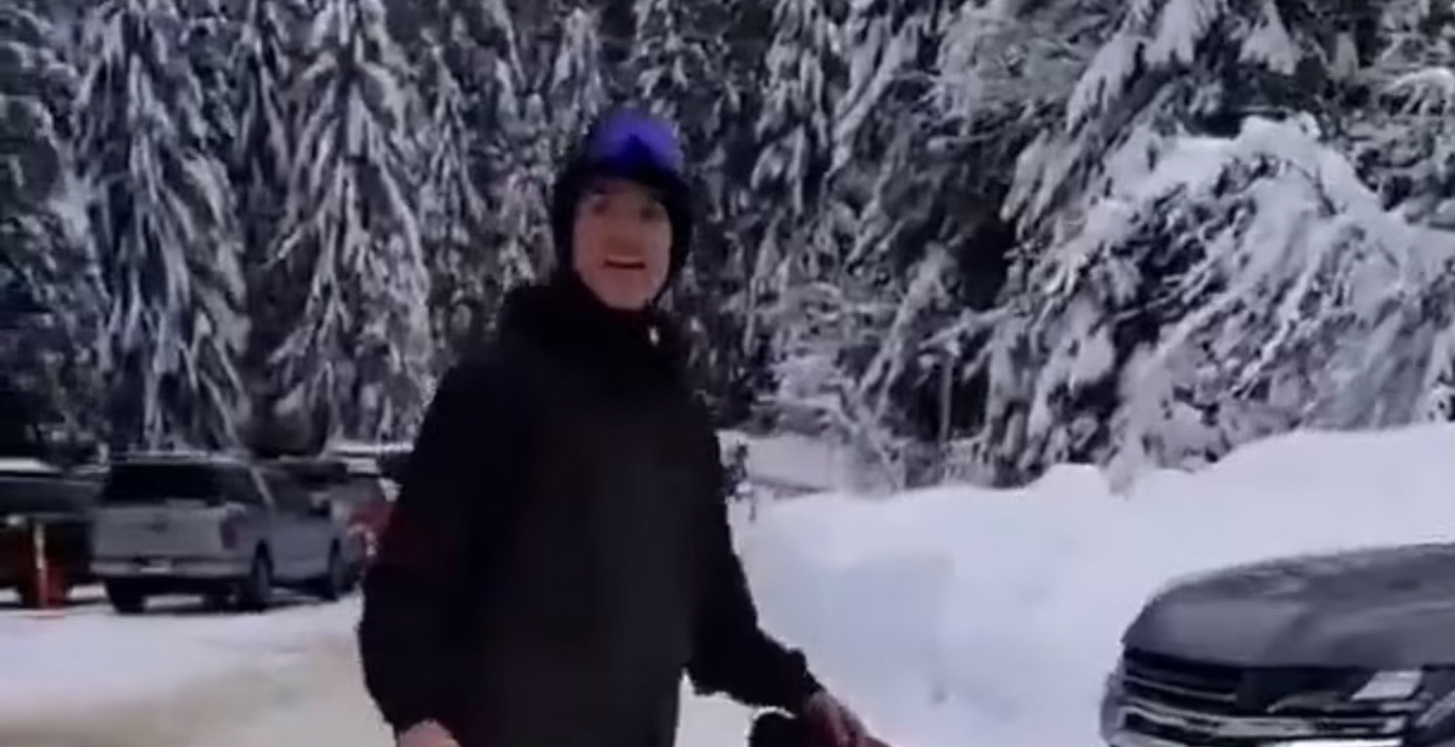 Justin Trudeau Has Shocking Encounter With Heckler At Ski Slopes