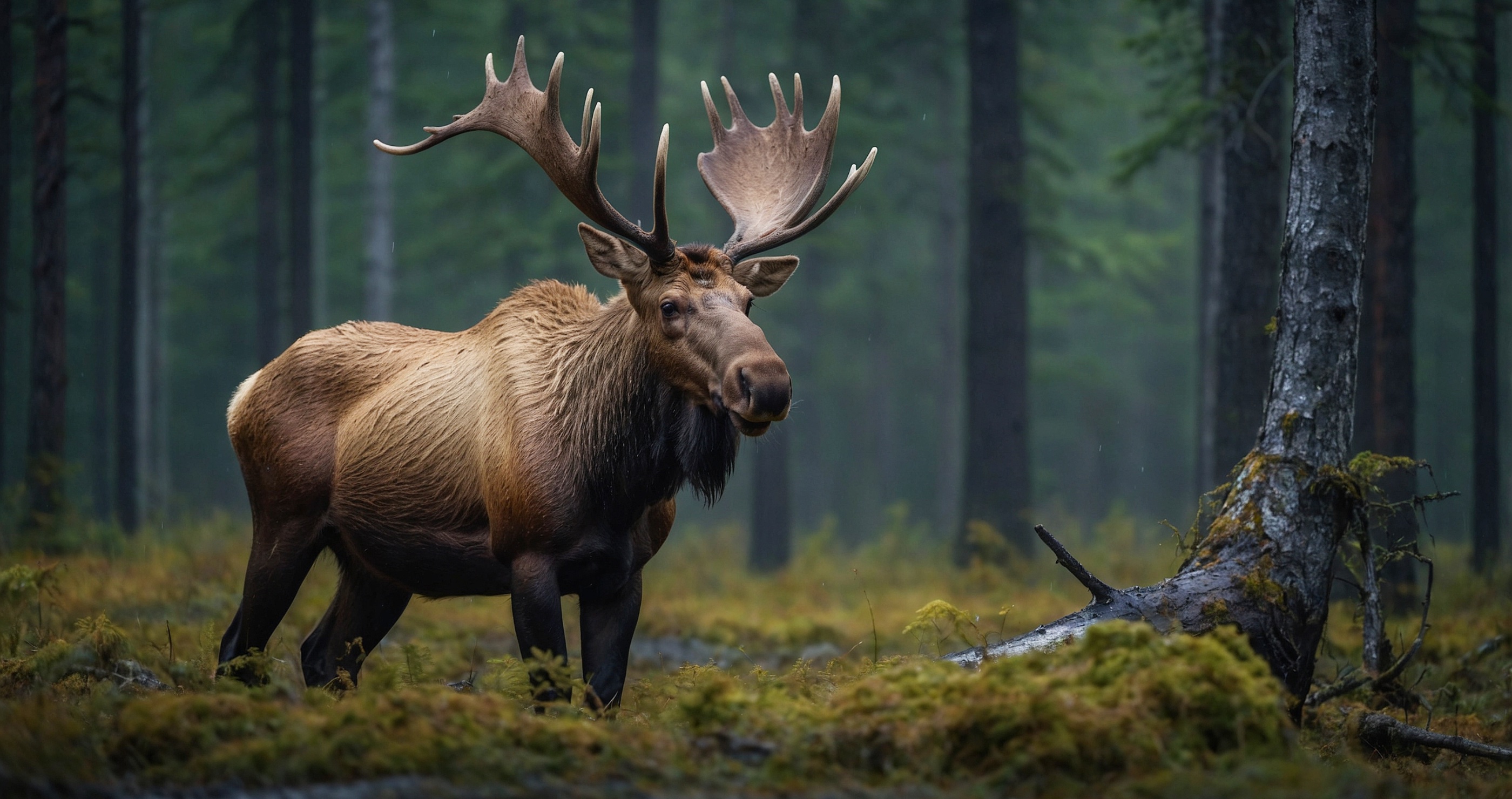 Massive moose goes viral