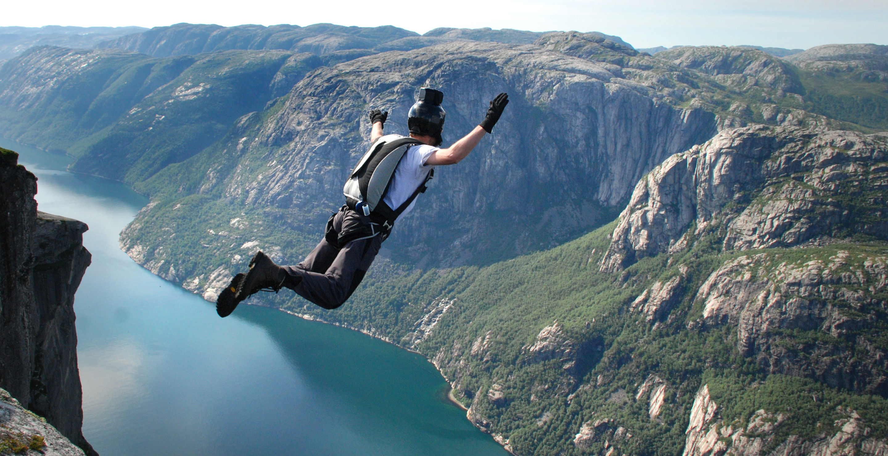 BASE Jumper Opens Up About Dangling From Cliff For Hours Waiting To Be Rescued