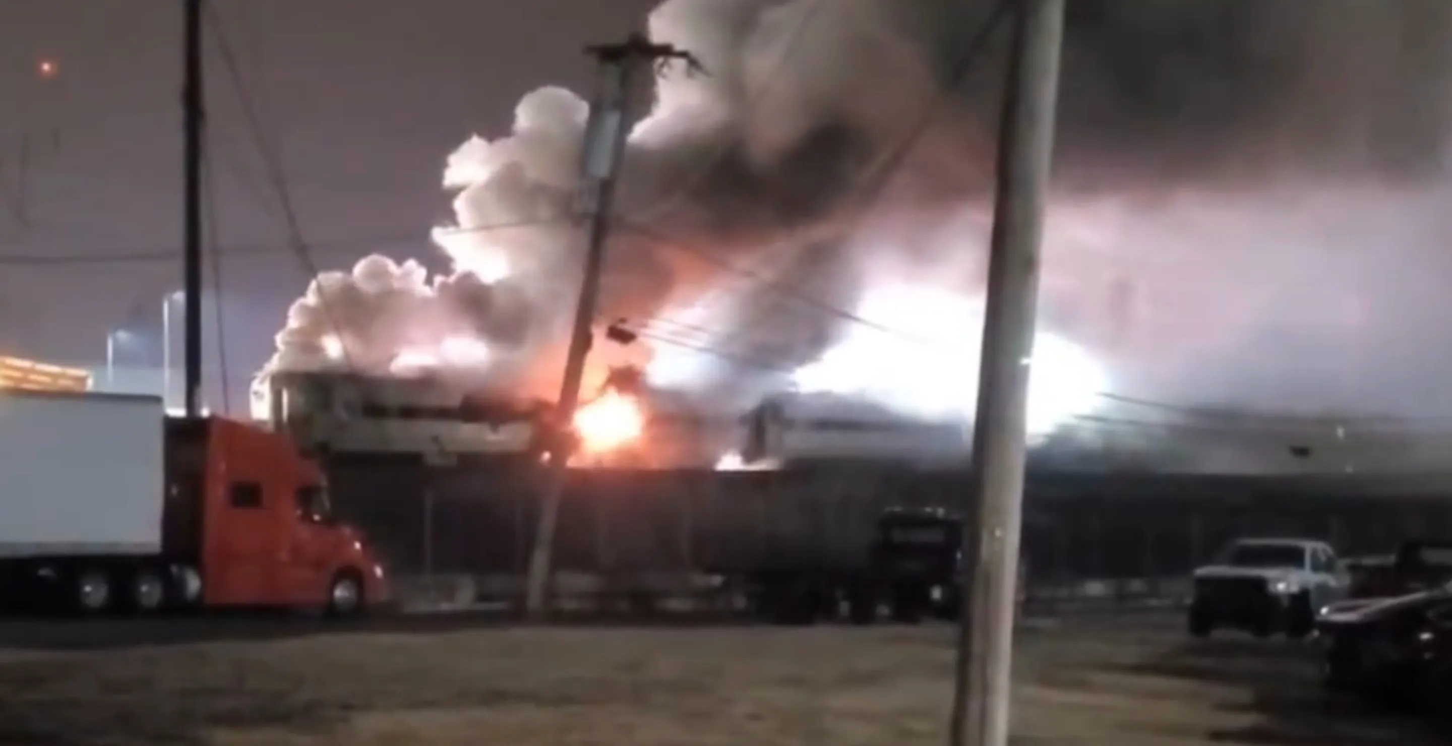 Pennsylvania Train, With Hundreds On Board, Bursts Into Flames